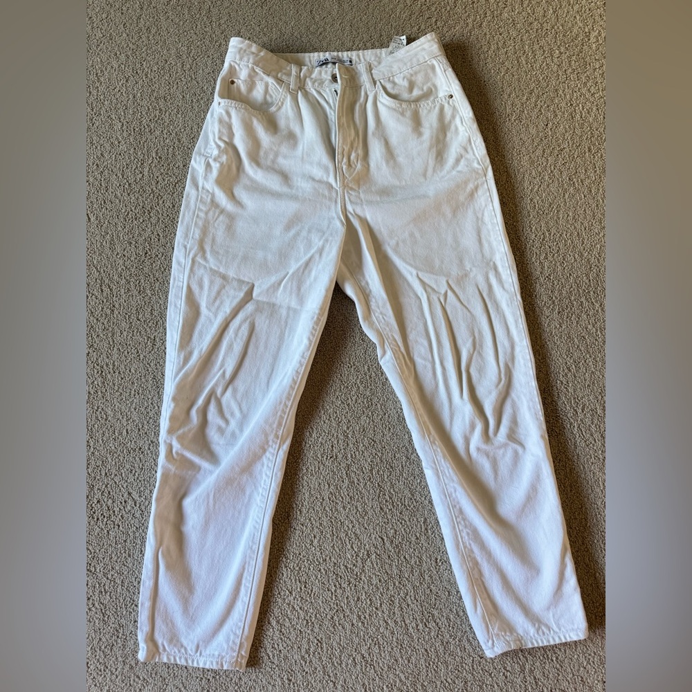 Zara Stylish White Trousers